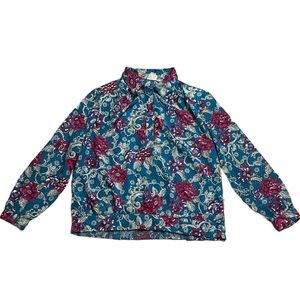 FLORAL BUTTON UP vintage
